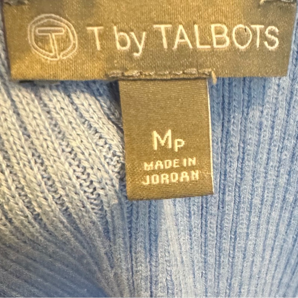 Talbots Light Blue Crew Neck Sweater - MP ❤️ - Picture 3 of 5